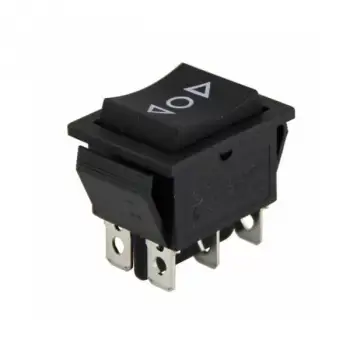 Geniş 16A On-Off-On Oklu Tek Tarafı Yaylı Anahtar
