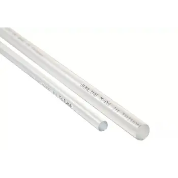 Kalın Çubuk Mum Silikon 10mm Şeffaf