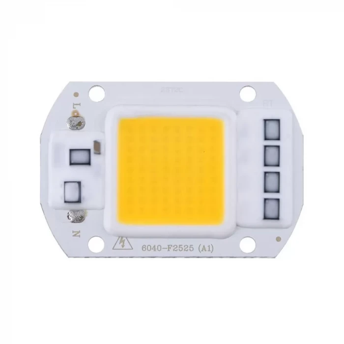 220V 50W Power COB Led Sıcak Beyaz 4000-4500K