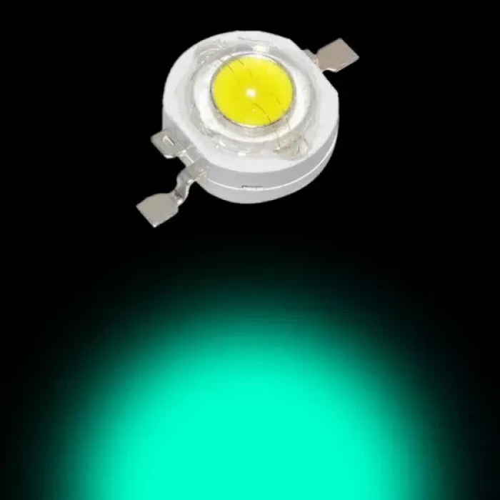 3W Power LED - 500-510nm Cam Göbeği