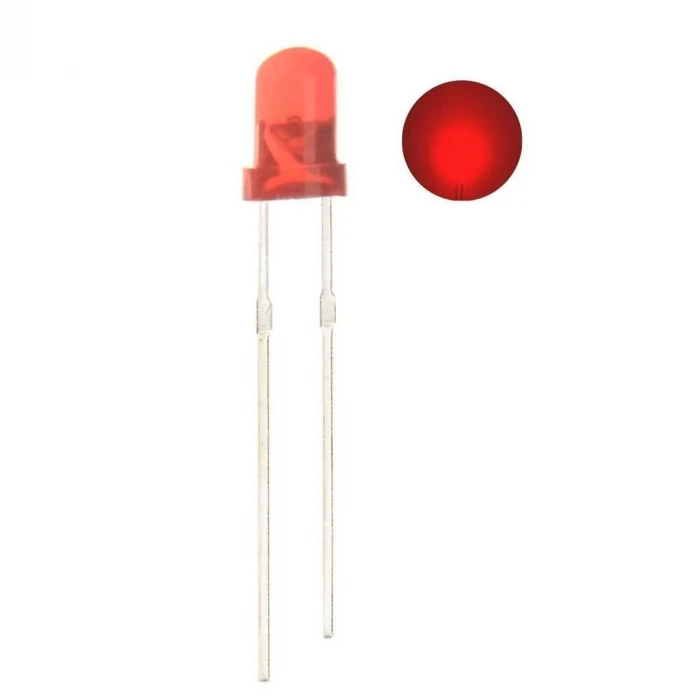 LED Diyot 3mm Kırmızı