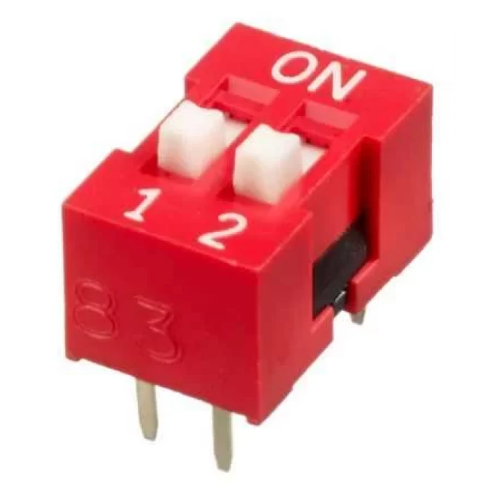 2 li Dip Switch 2.54mm ON-OFF