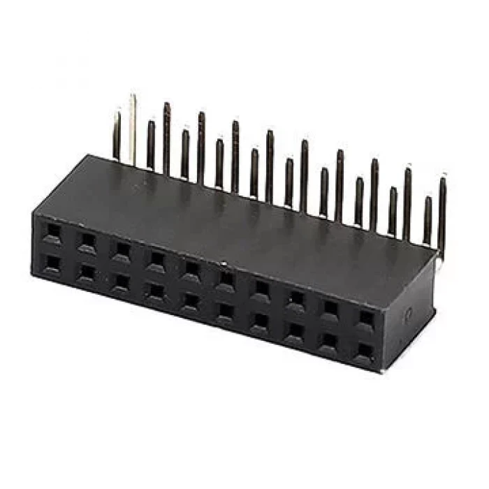 2x10 Pin Header 90 Derece - DİŞİ