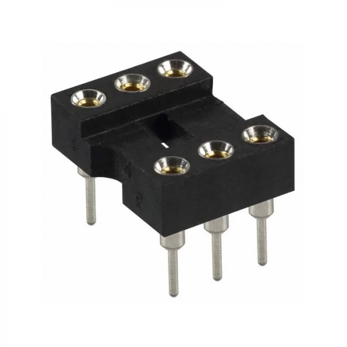 6 pin Precision Entegre Soketi 2x3