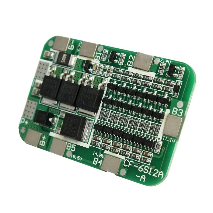 6S 15A Lityum Batarya BMS Balans Kartı - 18650 Pil Şarjı için Uygun
