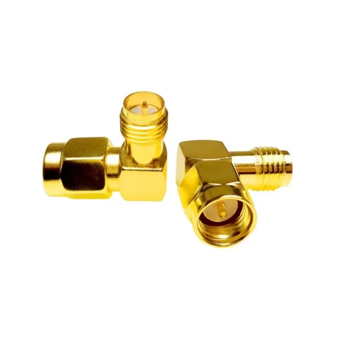 RP SMA Dişi - SMA Erkek RF Konnektör 90C