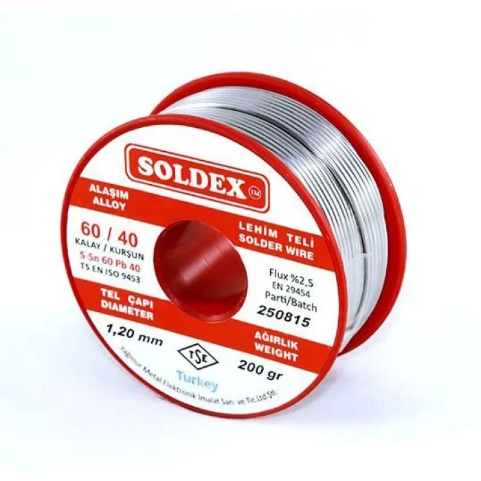 Soldex Lehim Teli 1.20mm 100gr