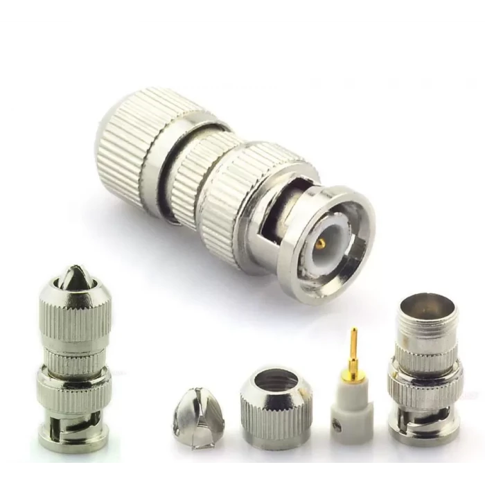 BNC Fiş Konnektör Vidalı