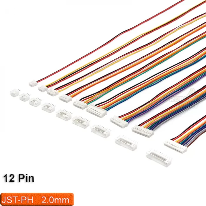 JST-PH 2.0mm 12 pin Konnektör 12P