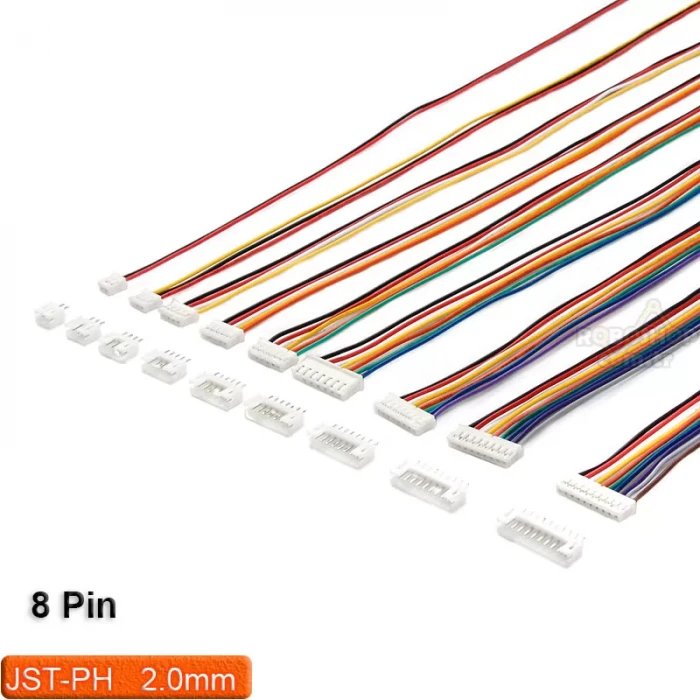 JST-PH 2.0mm 8 pin Konnektör 8P