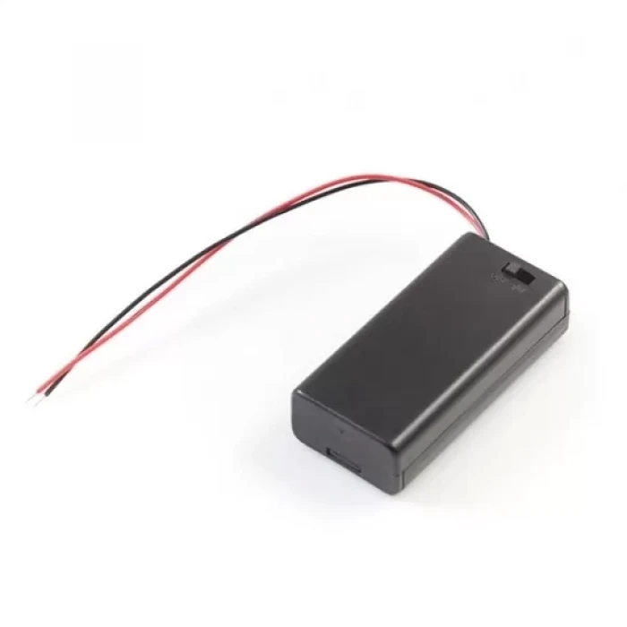 2-li AA Anahtarlı Kutulu Kalem Pil Yuvası