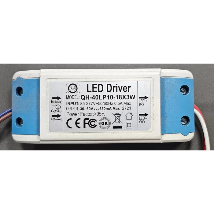 30 - 60V 650mA Led Sürücü Sabit Akım Led Driver