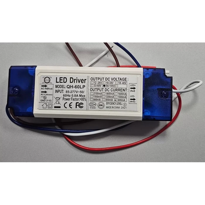 54 - 105 600mA 0.8A Max Led Sürücü Sabit Akım Led Driver