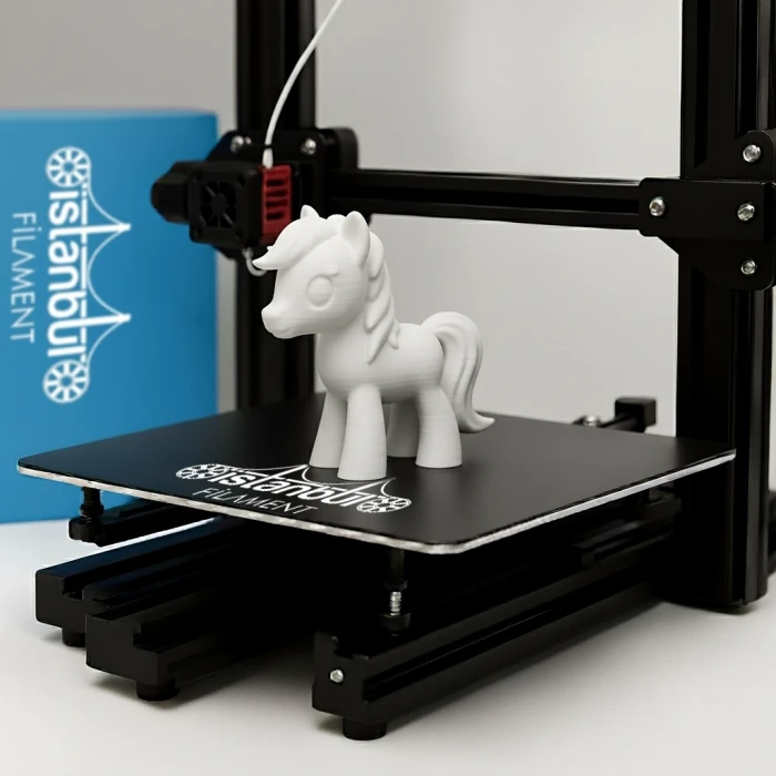 PLA + 500mms Beyaz Renk 1KG