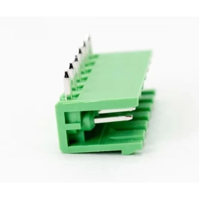 7 Pin 5.08mm 90C Erkek Geçmeli - Yeşil Klemens