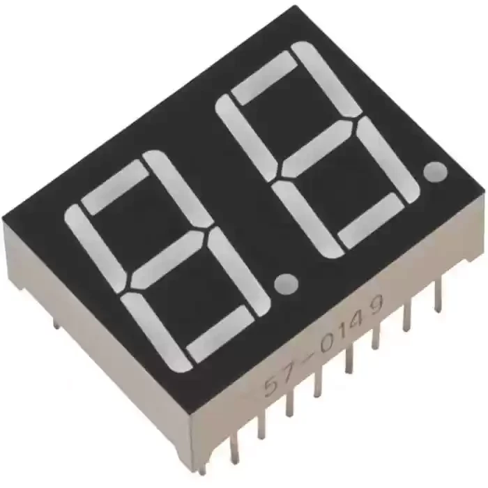 7 Segment Display Ekran 2 Bit Ortak Anot - 14mm