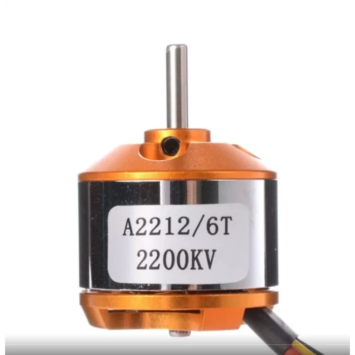 A2212/6T 2200KV Quadcopter - Drone Fırçasız Motoru