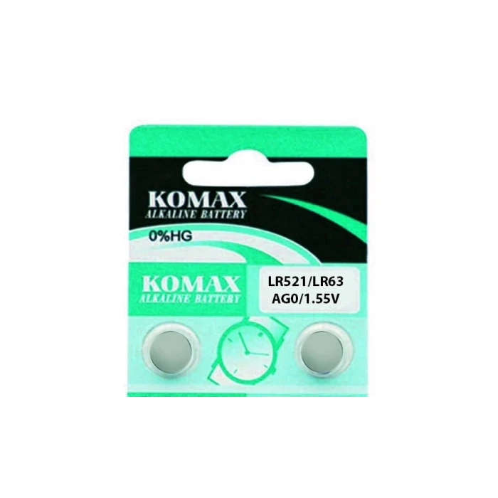 AG1 LR621/LR60 1.5V Düğme Pil Komax