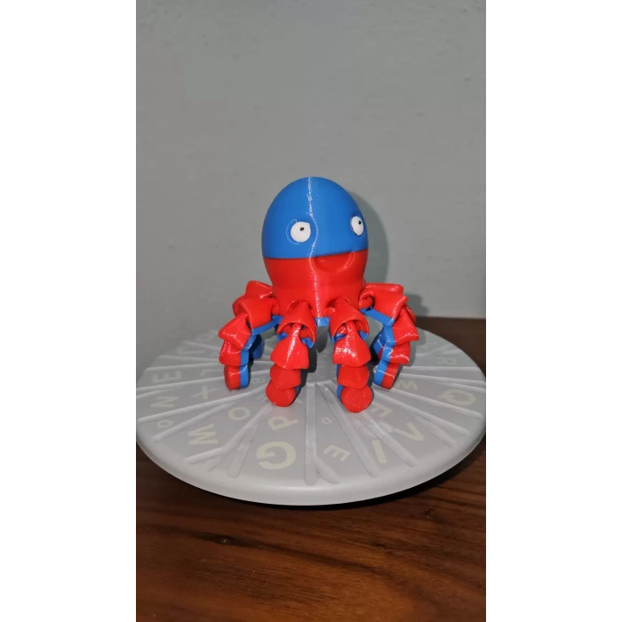 Ahtapot Renkli 13 cm Yumuşak Esnek Kollu Karakter