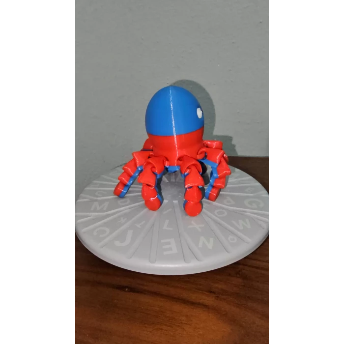 Ahtapot Renkli 13 cm Yumuşak Esnek Kollu Karakter