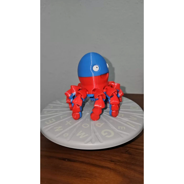 Ahtapot Renkli 13 cm Yumuşak Esnek Kollu Karakter