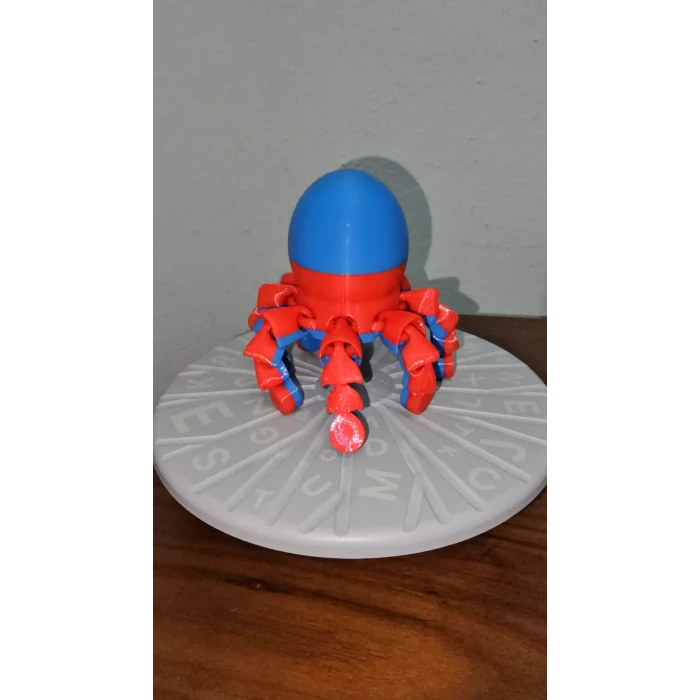 Ahtapot Renkli 13 cm Yumuşak Esnek Kollu Karakter