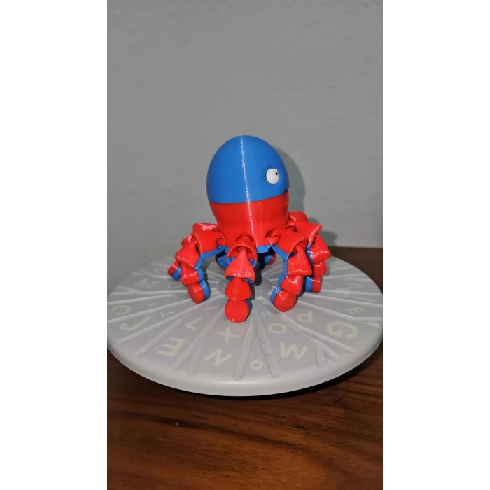 Ahtapot Renkli 13 cm Yumuşak Esnek Kollu Karakter