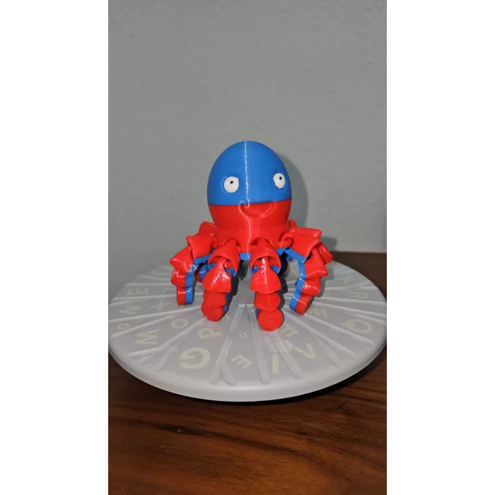 Ahtapot Renkli 13 cm Yumuşak Esnek Kollu Karakter