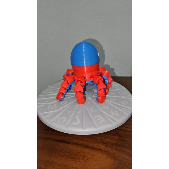 Ahtapot Renkli 13 cm Yumuşak Esnek Kollu Karakter