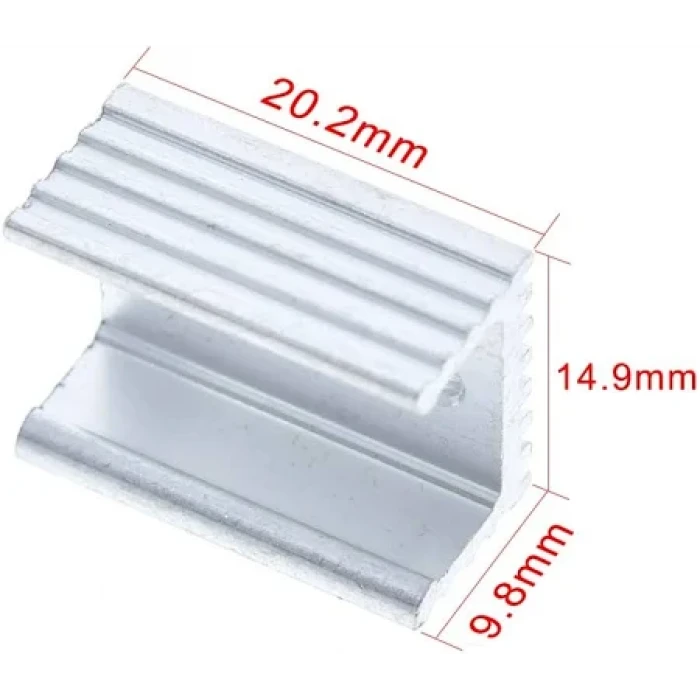 Alüminyum TO-220 Transistör - Entegre Soğutucu