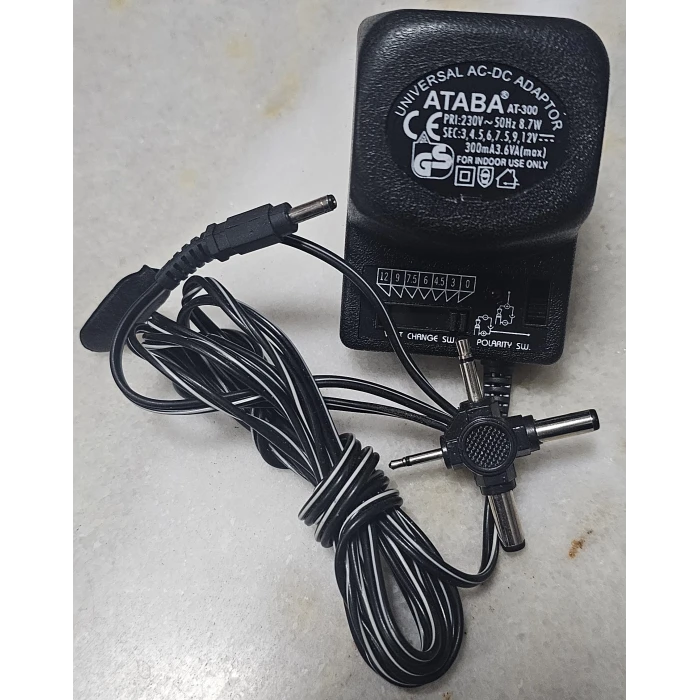 ATABA AT-300 0-12V 300 mAh Adaptör