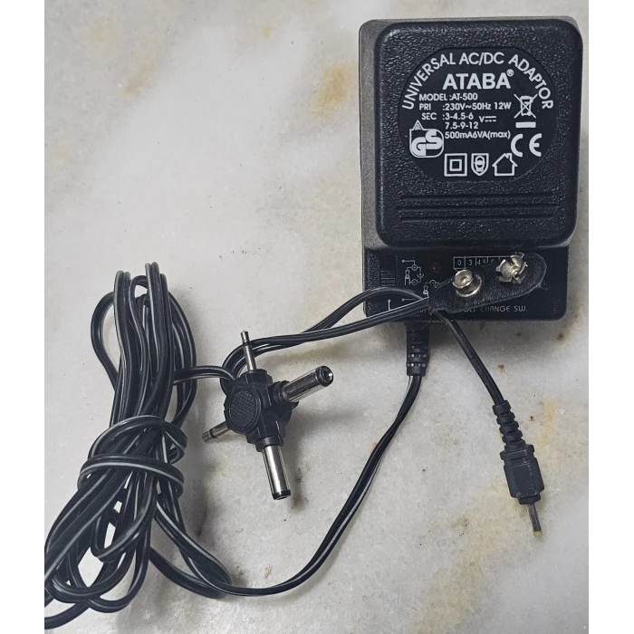 ATABA AT-500 0-12V 500 mAh Adaptör
