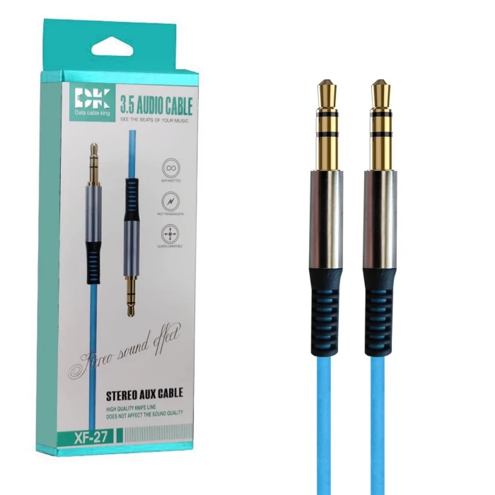 Aux kablosu 3.5mm 1.2mt escom xf-27