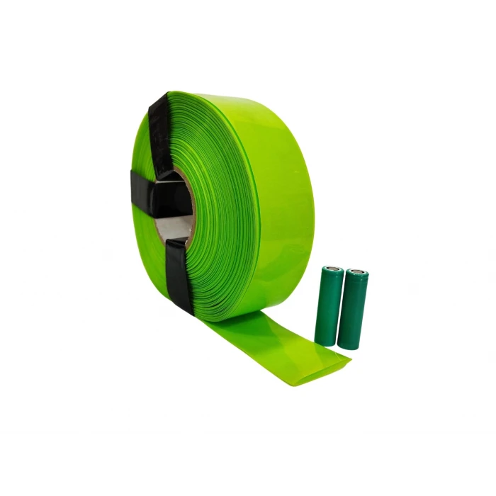 Batarya Shrink Isıyla Daralan PVC Pil Kaplama Makaronu 50x0.08mm - 1 Metre