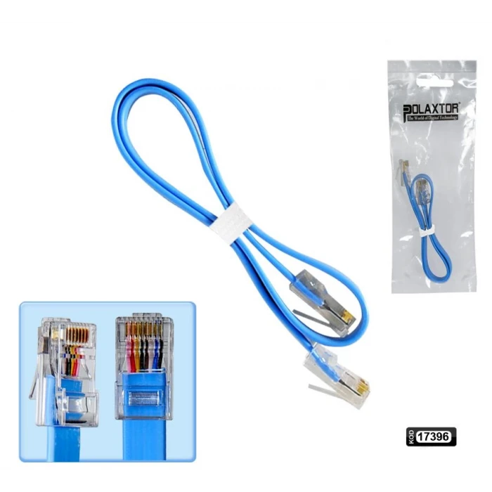 CAT6 PATCH NETWORK ETHERNET KABLO SLİM 50CM