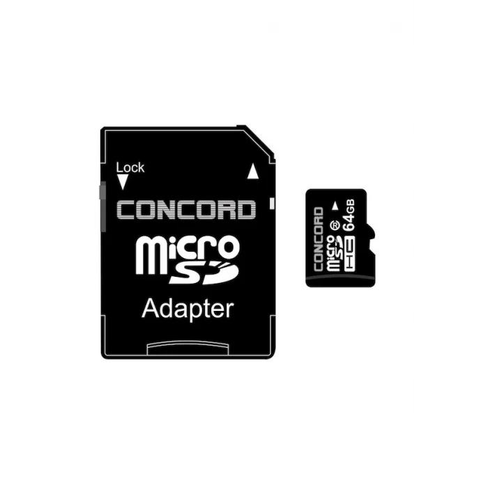 Concord 64Gb Class10 Micro Sdhc Hafıza Kartı+Adaptör (C-M64)