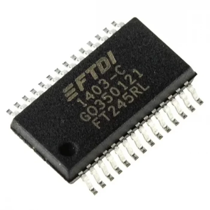 FTDI Chip FT245RL UART Entegresi 1Mbit/sn, 28-Pinli, SSOP