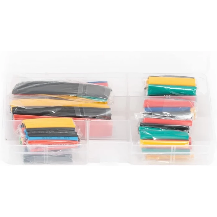 Isı İle Daralan Shrink Boru Makaron Kablo Yalıtım Set 200 Adet Kutulu