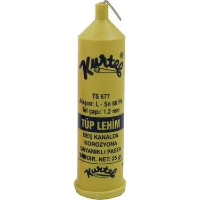 Kurtel 25gr Tüp Lehim Teli 60 / 40 1.2 mm