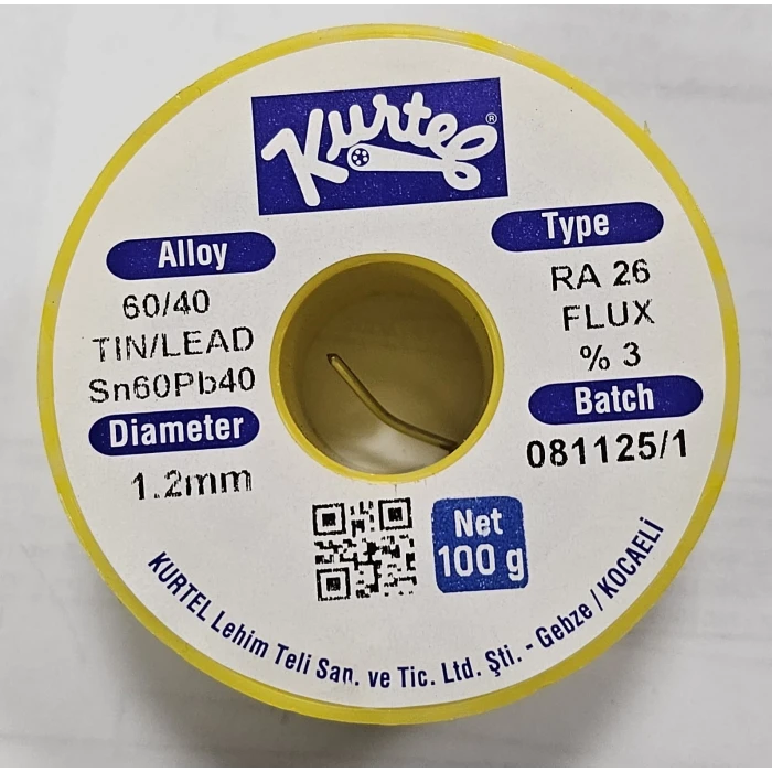 Kurtel 60/40 100gr 1.2mm Lehim Teli