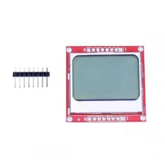 Nokia 5110 LCD Ekranı Modülü - Kırmızı