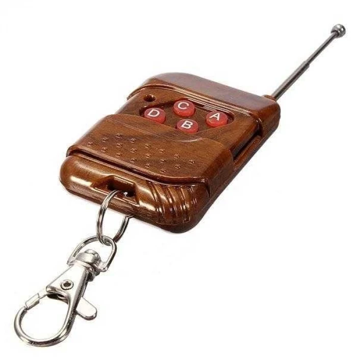 4 Kanal 315 Mhz RF Kablosuz Kontrol Modülü, Alıcı + Verici