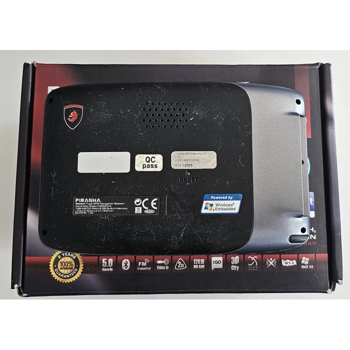 Piranha FUGA 5.0 GPS igo Batarya sııfır