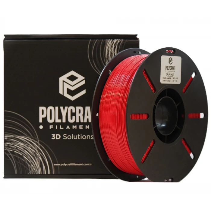 Polycraft PLA HQ (Plus) Filament 1.75 mm- 1 kg - Bayrak Kırmızısı