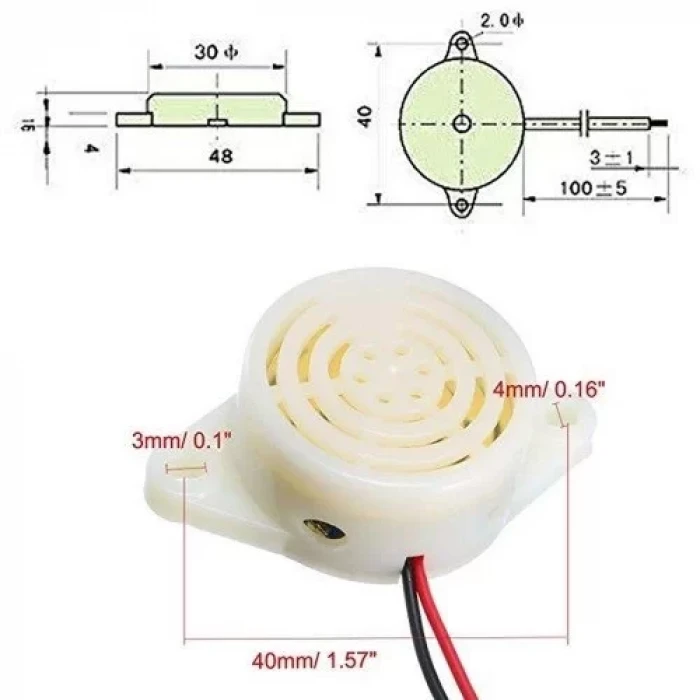 SFM-27 90DB Buzzer Alarm