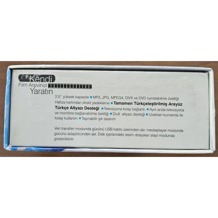 SMART MEDIA PLAYER 400 GB 2.5 Hardisk Yok - Kutulu