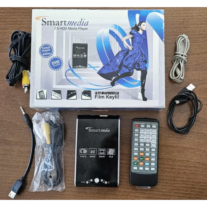 SMART MEDIA PLAYER 400 GB 2.5 Hardisk Yok - Kutulu