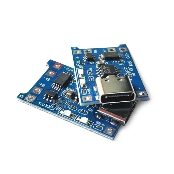TP4056 Type-C USB Korumalı Lityum Lipo Batarya Şarj Modülü Devresi