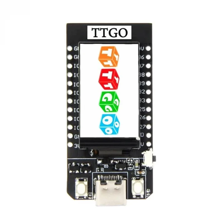TTGO ESP32 4MB CH340K WiFi Bluetooth Modül Geliştirme Kartı 1.14inc Lcd