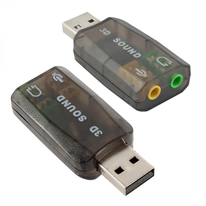USB SES KARTI MİKROFONLU GABBLE GAB-USC51